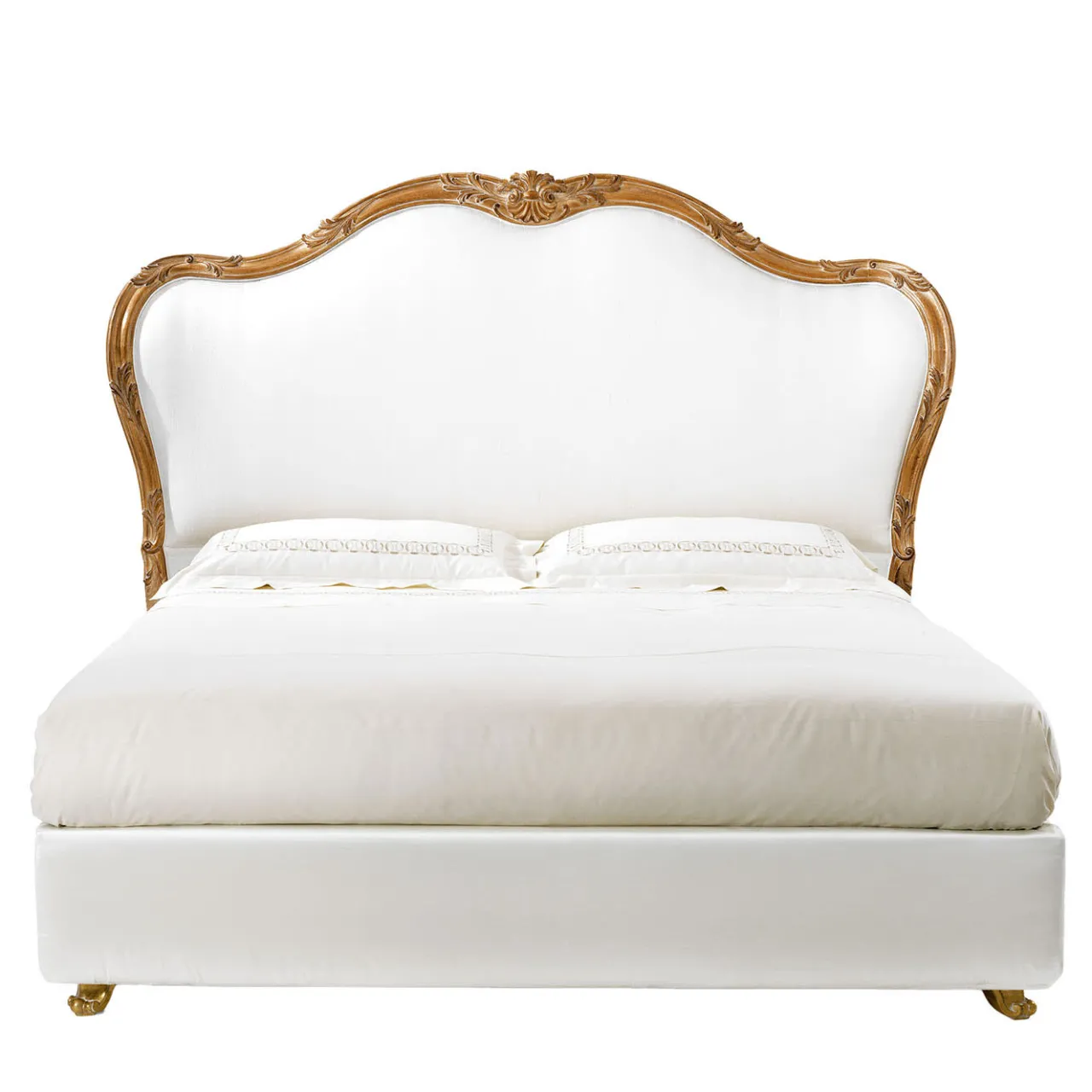 Roberto Giovannini Beds<Rialto White & Gold Bed