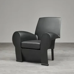 Baleri Italia Armchairs<Richard III Black Armchair by Philippe Starck