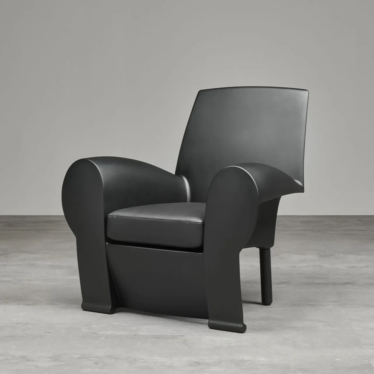 Baleri Italia Armchairs<Richard III Black Armchair by Philippe Starck