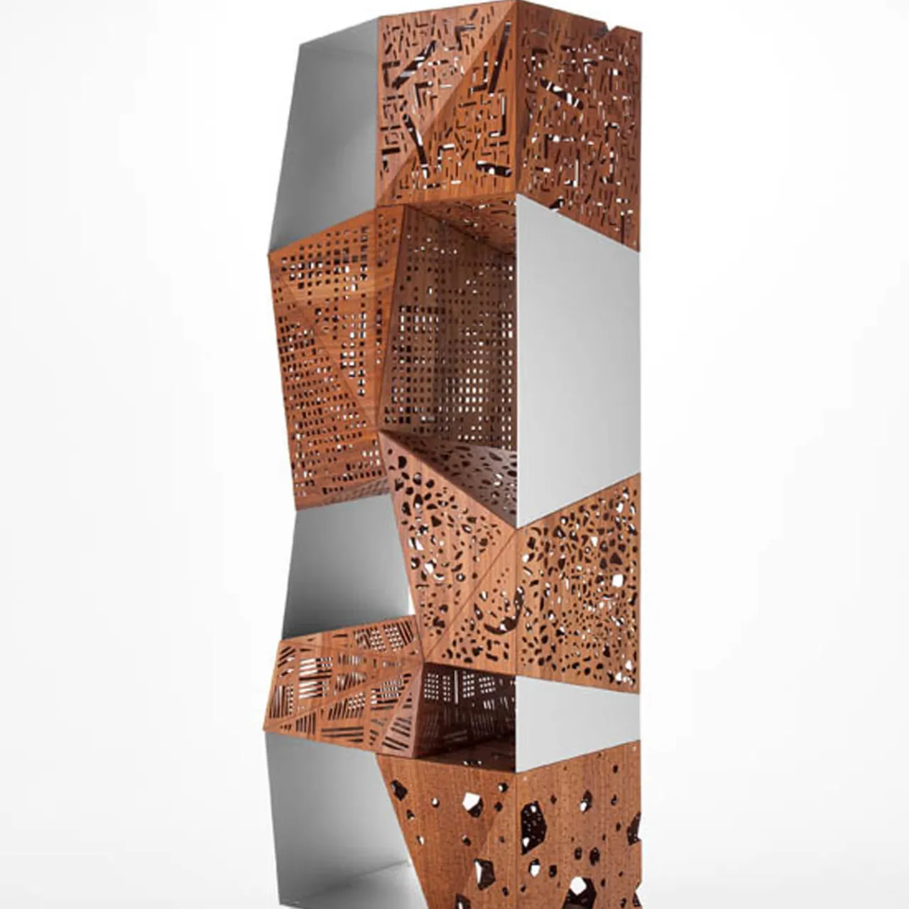 Horm Bookcases<Riddle Totem by Steven Holl