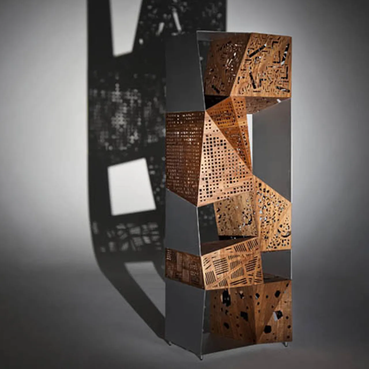Horm Bookcases<Riddle Totem by Steven Holl
