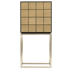 Armani Casa Bar Cabinets<Riesling Bar Cabinet Brushed greige oak