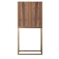 Armani Casa Bar Cabinets<Riesling Bar Cabinet Carved Walnut