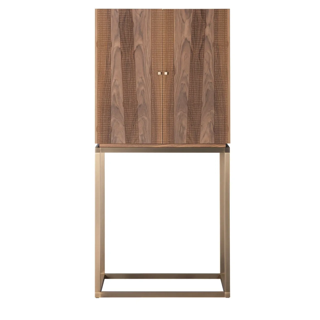 Armani Casa Bar Cabinets<Riesling Bar Cabinet Carved Walnut