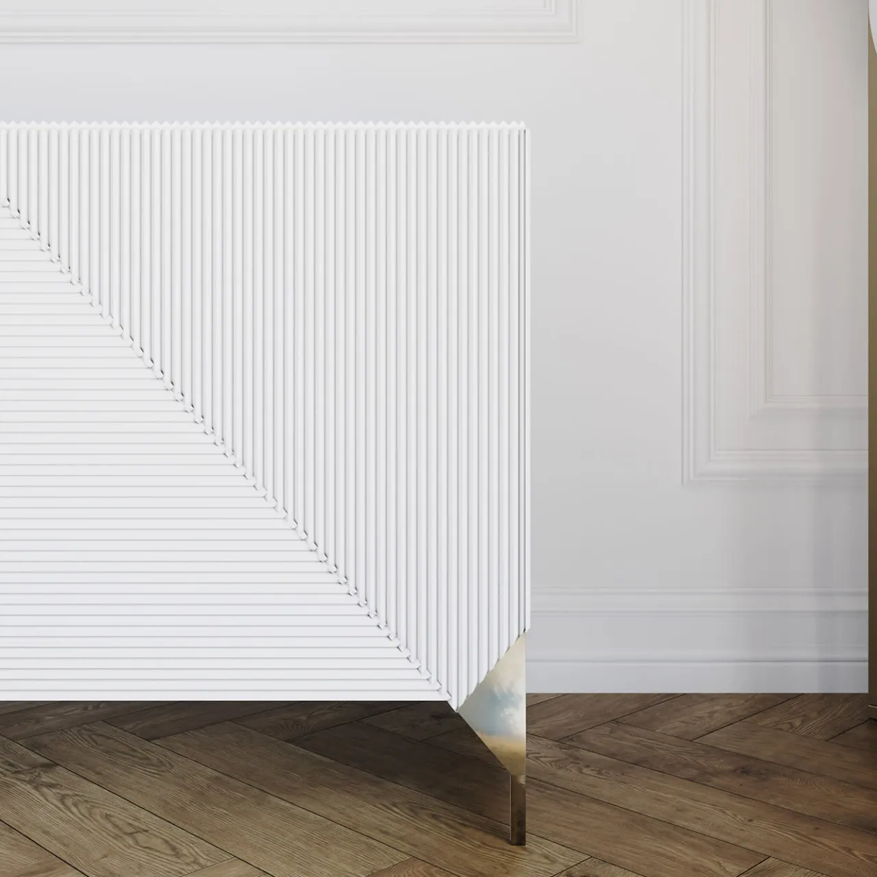 Radice Sideboards Buffets<Riga White Sideboard