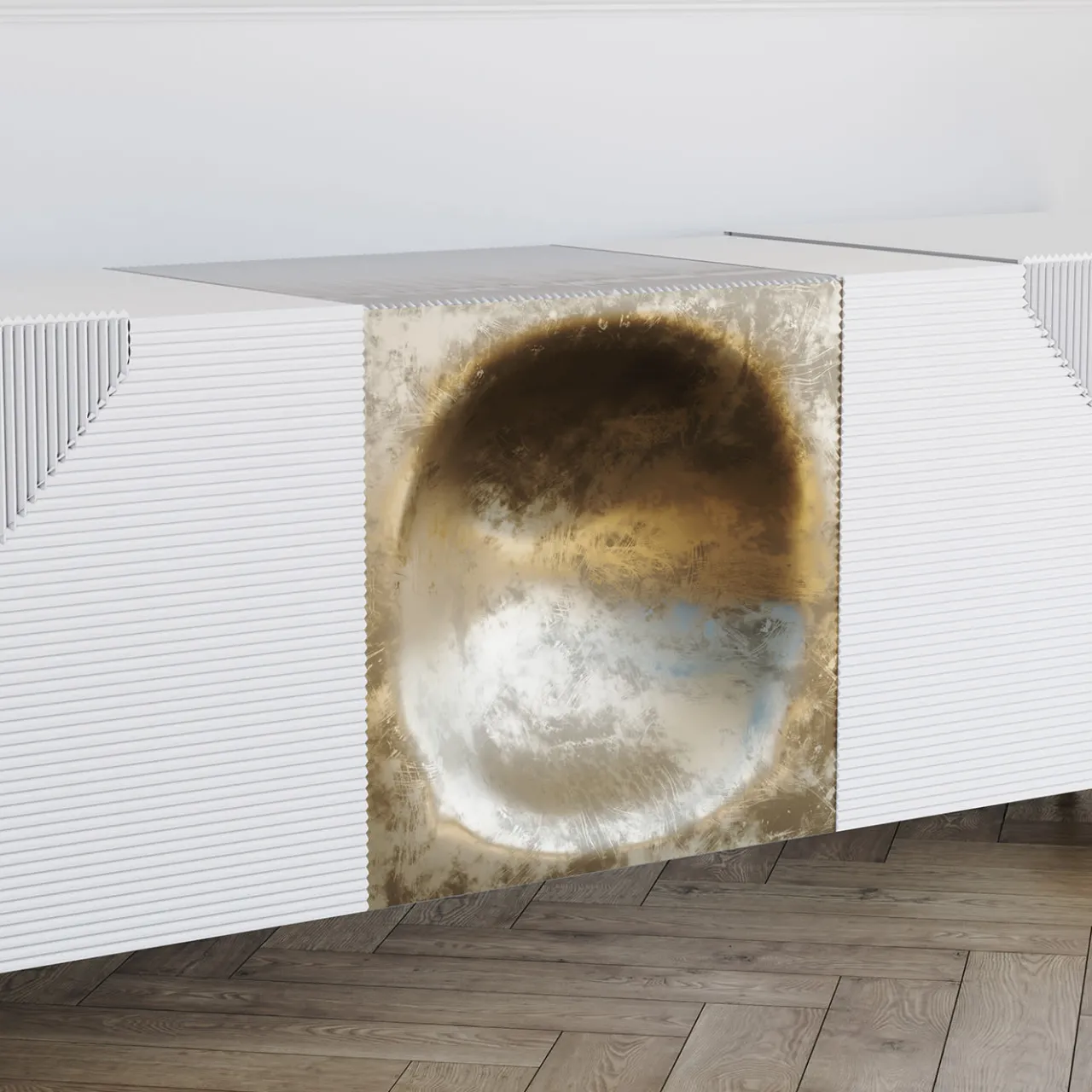 Radice Sideboards Buffets<Riga White Sideboard