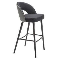 Livoni 1895 Bar Stools<Ring 2-Tone Gray Bar Stool by Balutto Associati