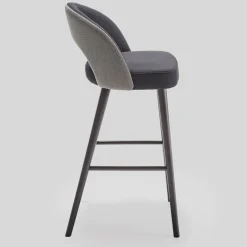 Livoni 1895 Bar Stools<Ring 2-Tone Gray Bar Stool by Balutto Associati