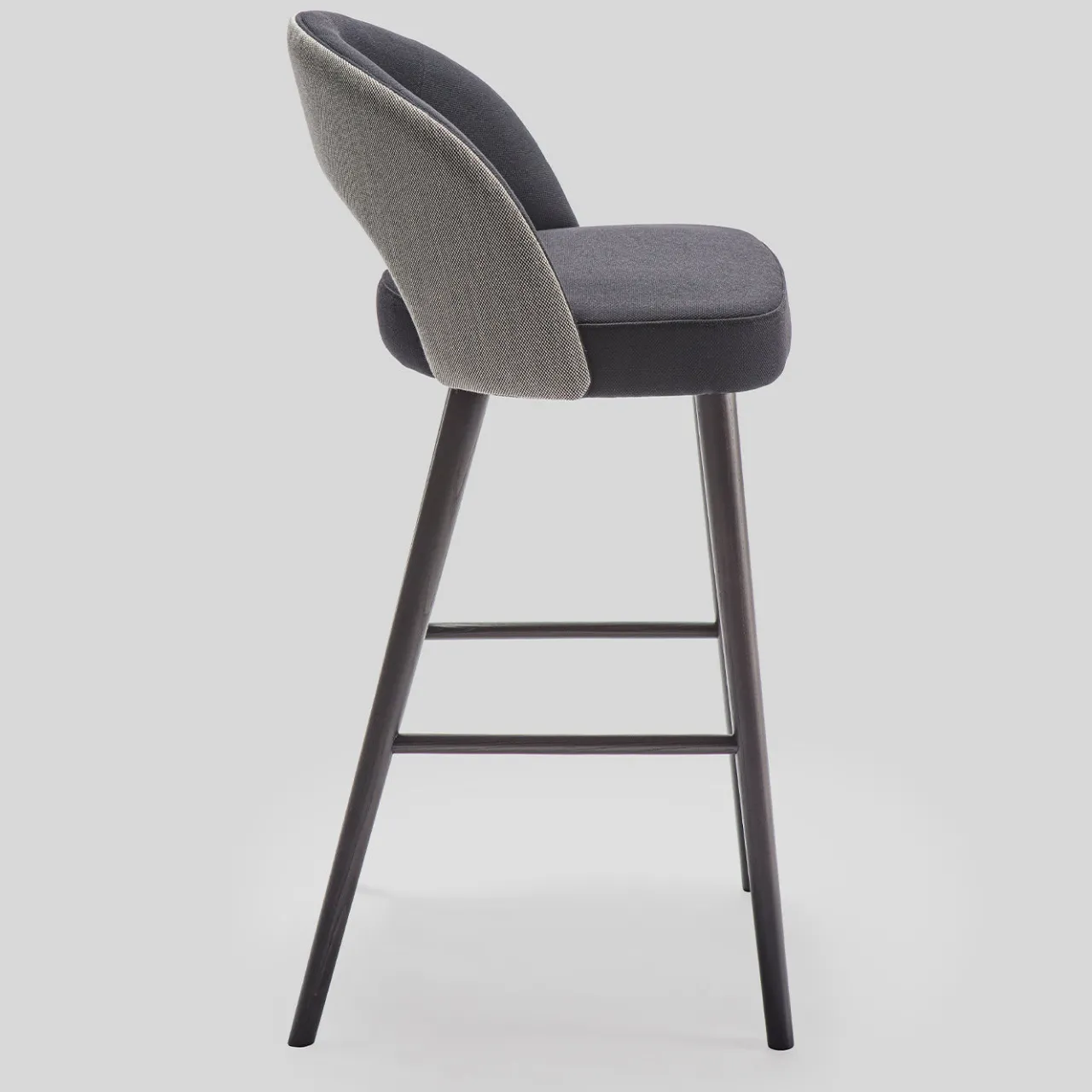Livoni 1895 Bar Stools<Ring 2-Tone Gray Bar Stool by Balutto Associati
