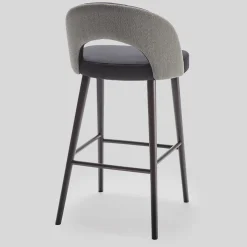 Livoni 1895 Bar Stools<Ring 2-Tone Gray Bar Stool by Balutto Associati