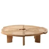 Cassina Coffee Tables<Rio by Charlotte Perriand - Oak & Vienna Straw