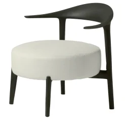 Giorgetti Lounge Chairs<Ripple Black and White lounge chair