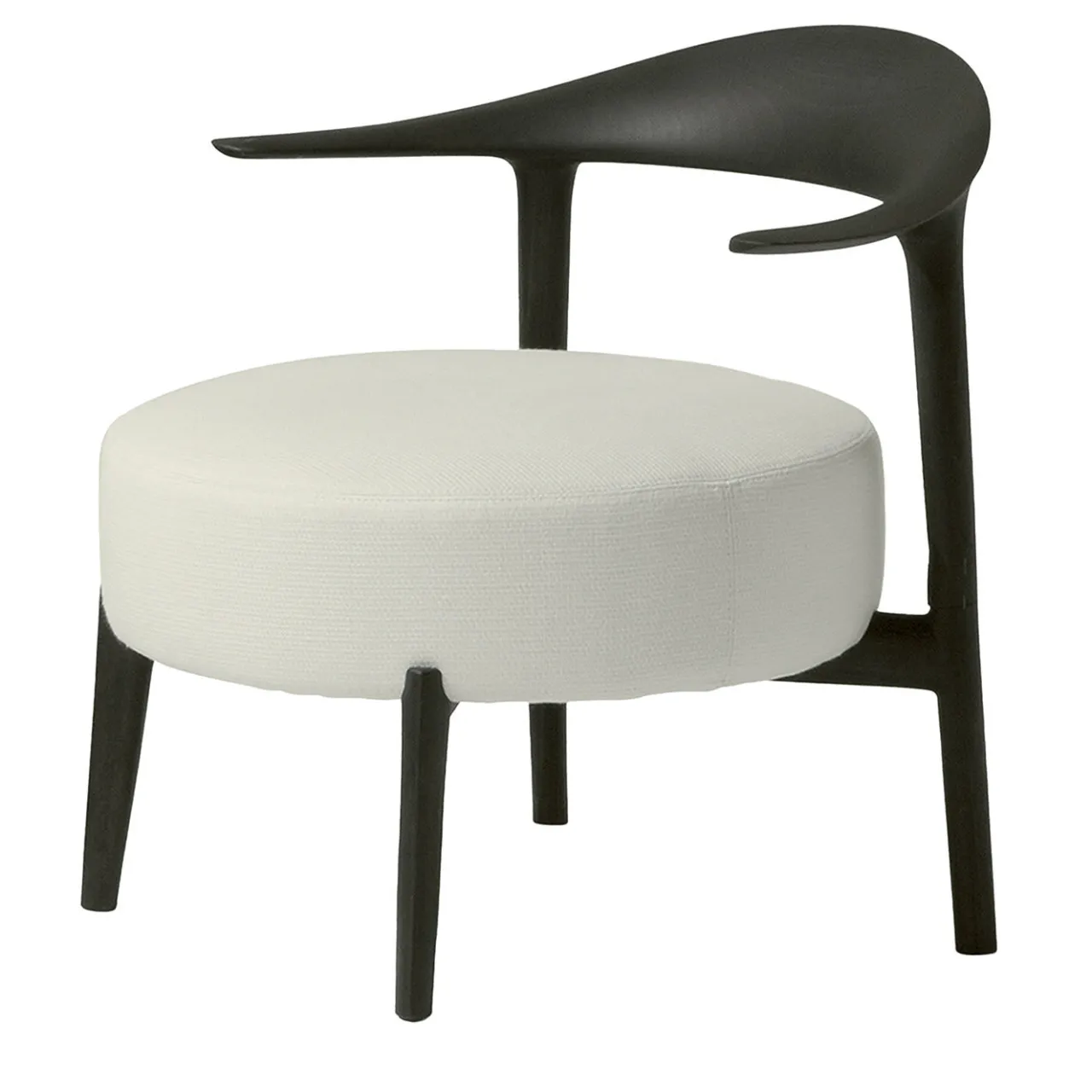Giorgetti Lounge Chairs<Ripple Black and White lounge chair
