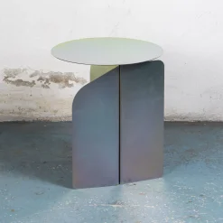 Enrico Girotti Side Tables<Risvolto 02 Metal Side Table