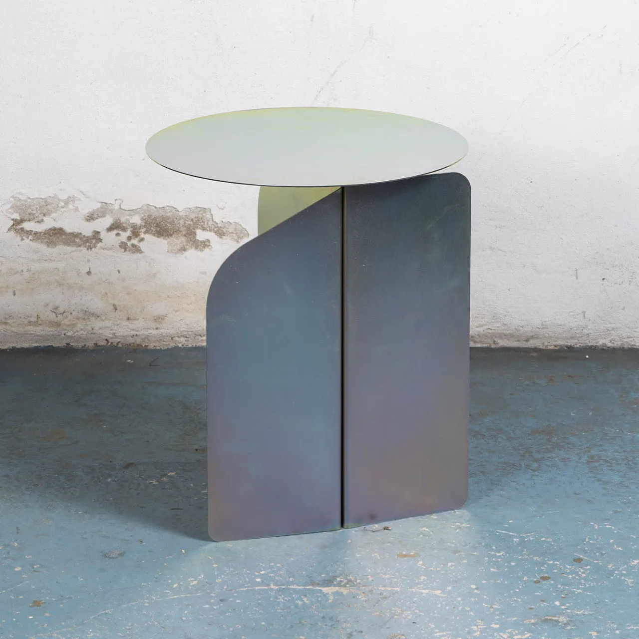Enrico Girotti Side Tables<Risvolto 02 Metal Side Table