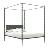 Lispi Beds<Rito Gray Iron Canopy Double Bed