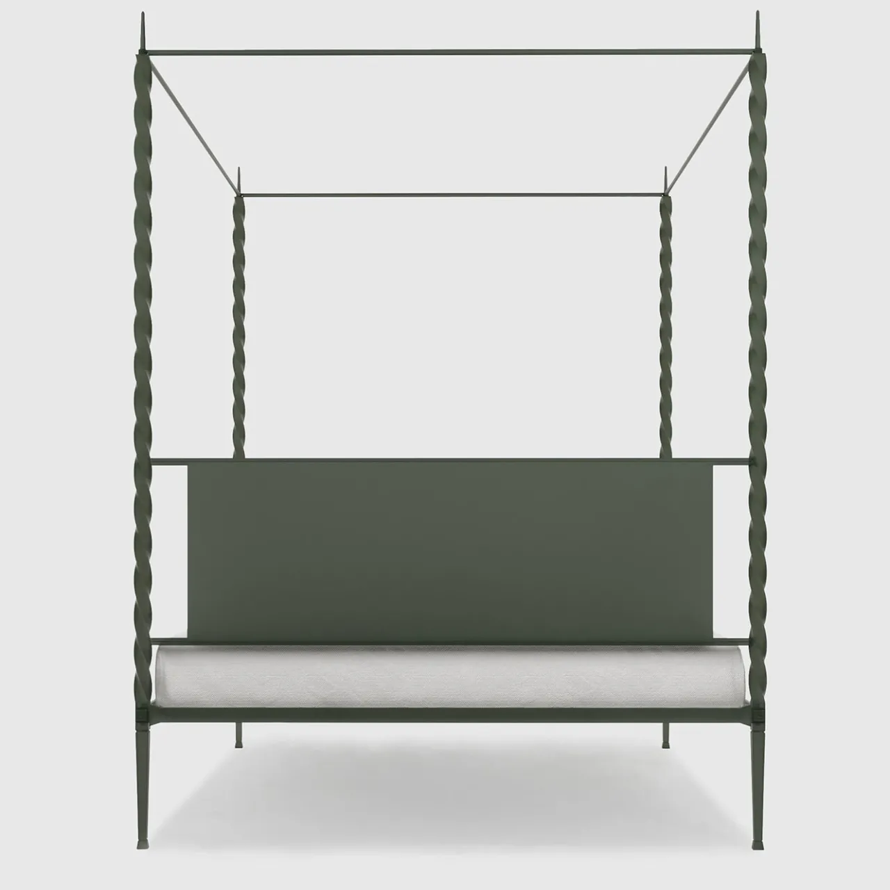 Lispi Beds<Rito Gray Iron Canopy Double Bed