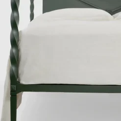 Lispi Beds<Rito Gray Iron Canopy Double Bed