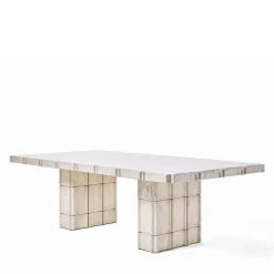 Cimento Dining Tables<Riva White Dining Table by Patricia Urquiola