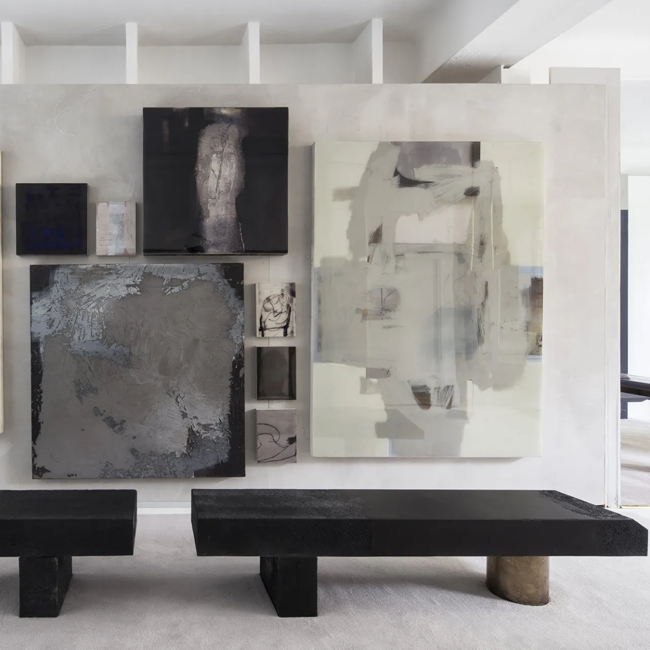 Draga & Aurel Benches<Rive bench big