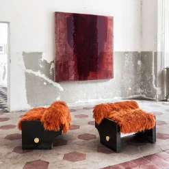 Draga & Aurel Lounge Chairs<Rive Black Concrete Lounge Chair