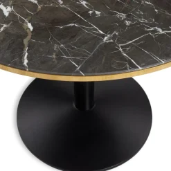 Studio2046 Bistro Tables<Riviera Round Black Marble Top Bistro Table