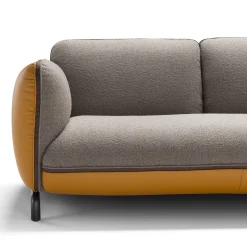 Franco Ferri Sofas<Rock Angular Gray & Mustard Sofa