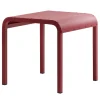 Da A Stools<Rock Square Red Pouf by Marc Sadler