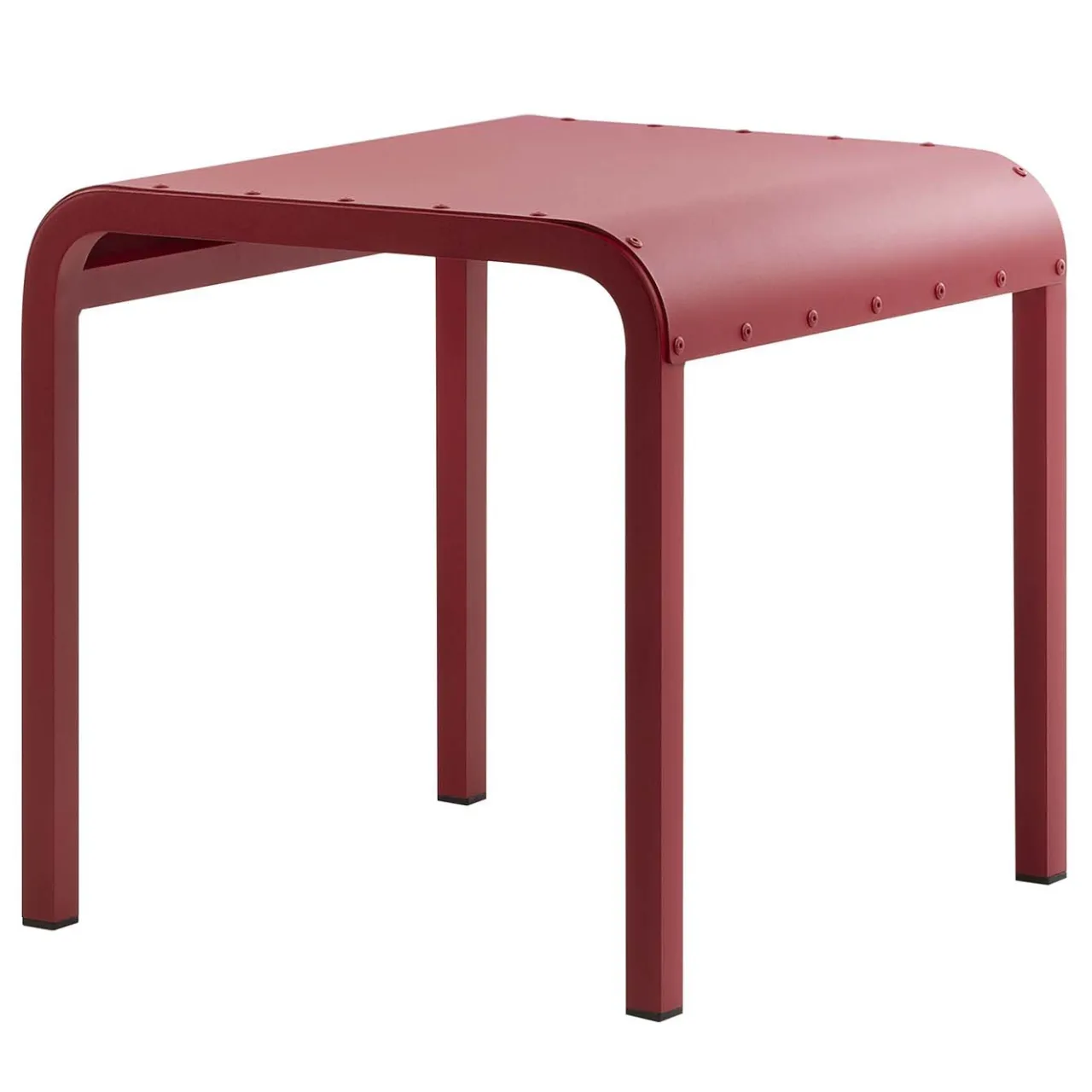 Da A Stools<Rock Square Red Pouf by Marc Sadler