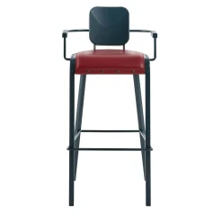 Da A Bar Stools<Rock Stool with Leather Seat by Marc Sadler