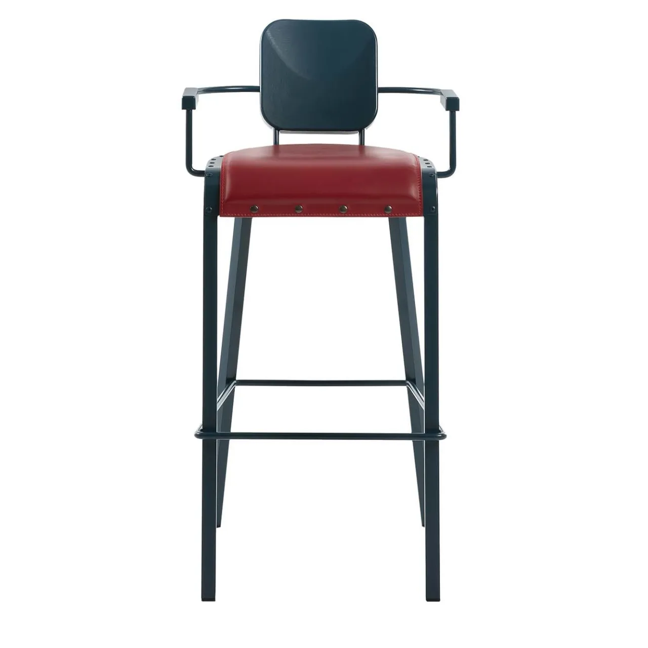 Da A Bar Stools<Rock Stool with Leather Seat by Marc Sadler