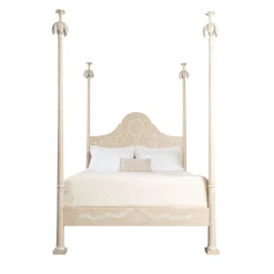 Porte Italia Beds<Roma Light Taupe With Hand-Painted Decoration Bed