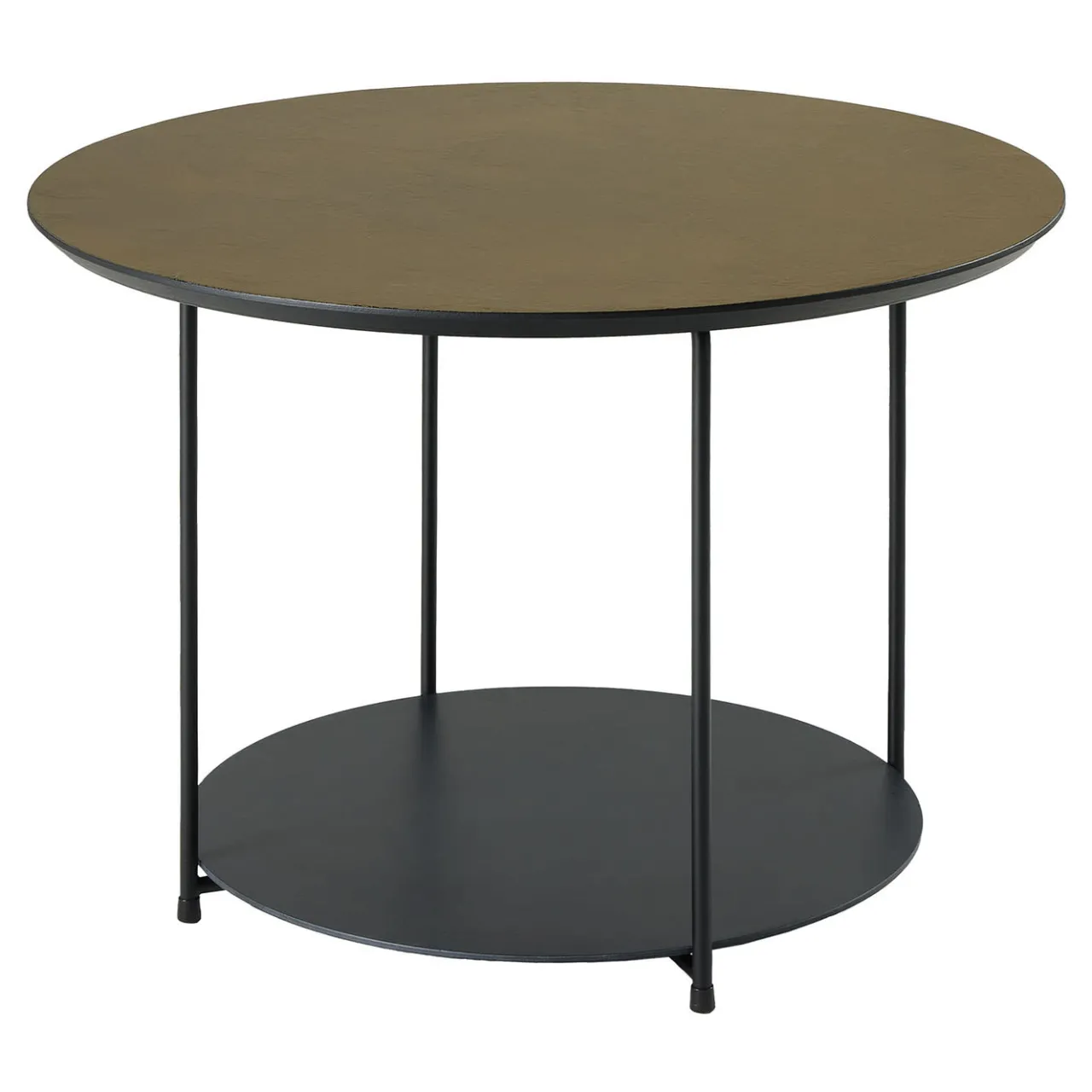 Disain 1971 Side Tables<Roma Medium Round Coffee Table With Bronze Spatulated Resin Top