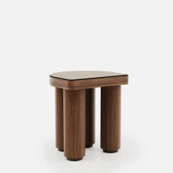 studiointervallo Stools<Roma Oak Wood Stool