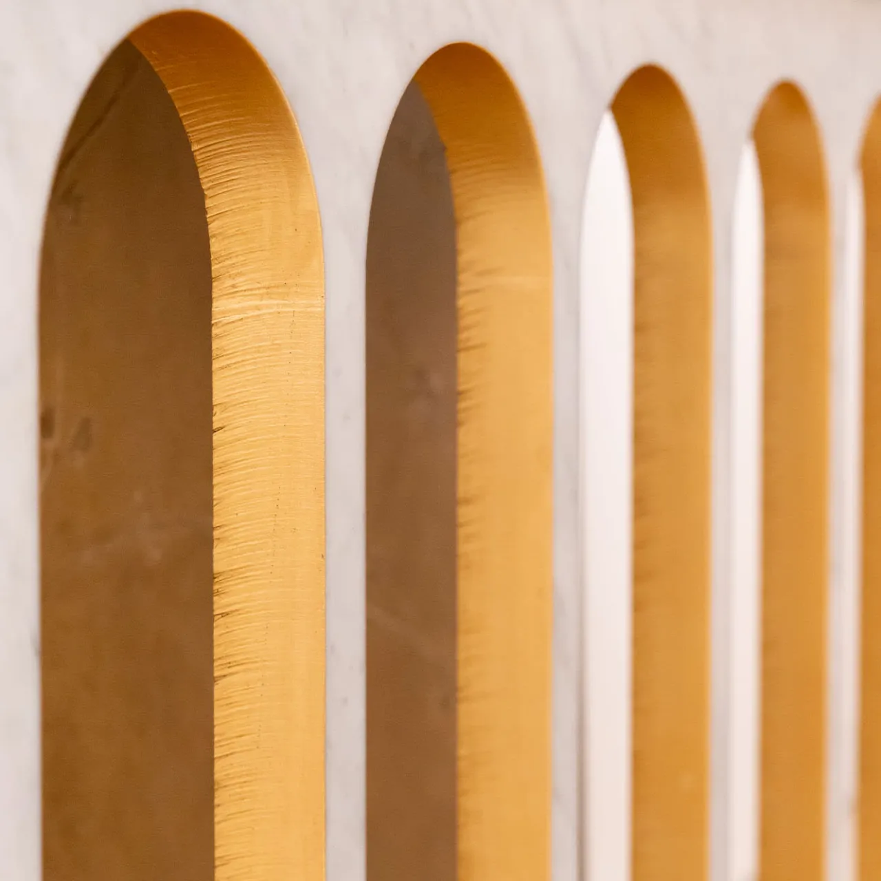 CG Capelletti Consoles<Roman Empire White Carrara & Gold-Leaf Console
