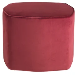 Zanaboni Ottomans & Poufs<Romance Ed/20 042 Red Pouf By Studio Mamo
