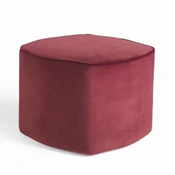Zanaboni Ottomans & Poufs<Romance Ed/20 042 Red Pouf By Studio Mamo