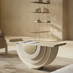 Pimar Limestone Coffee Tables<Romano Lecce Limestone Coffee Table by Apospersano