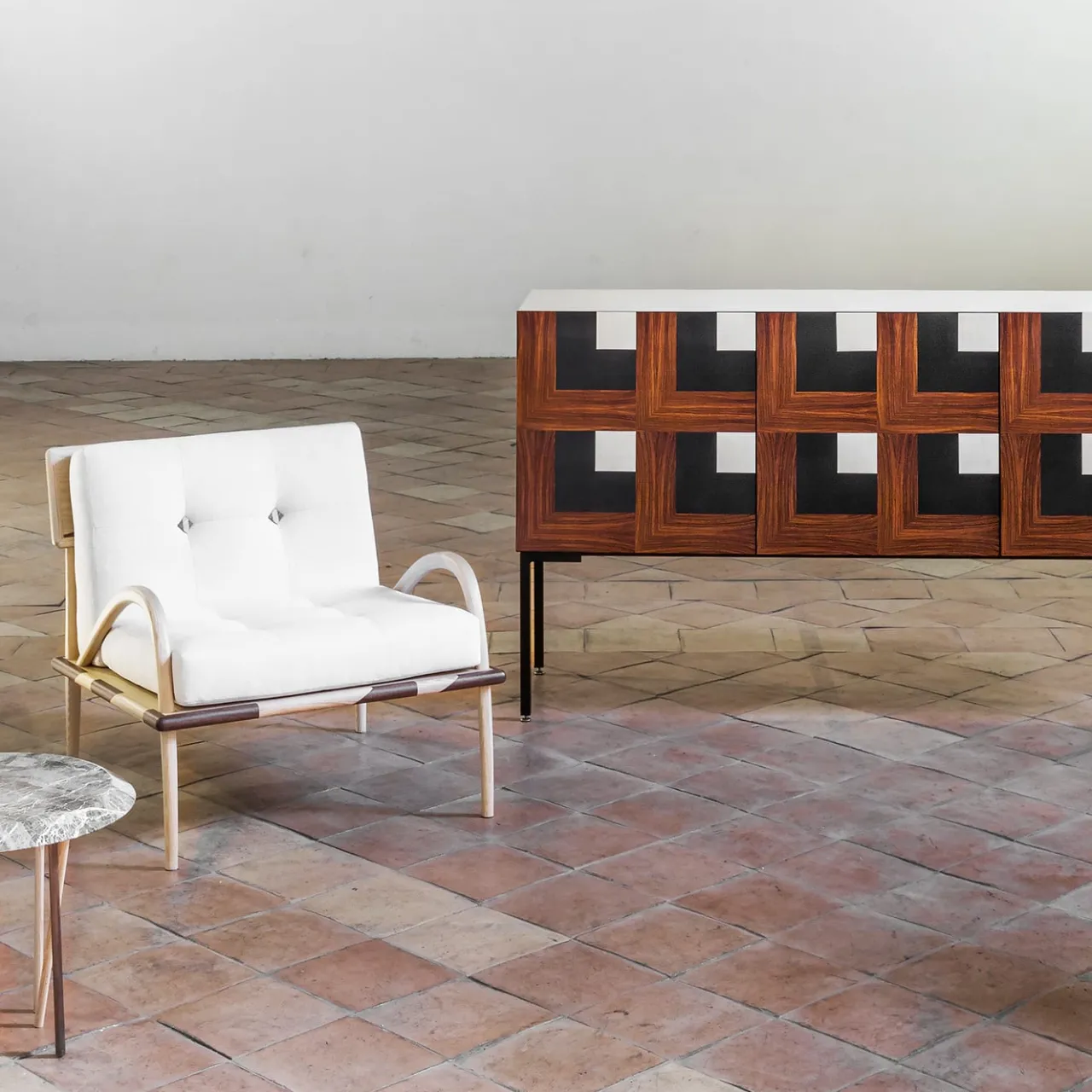 Hebanon Fratelli Basile - 1830 Lounge Chairs<Romanza Lounge Armchair by Studio Mamo