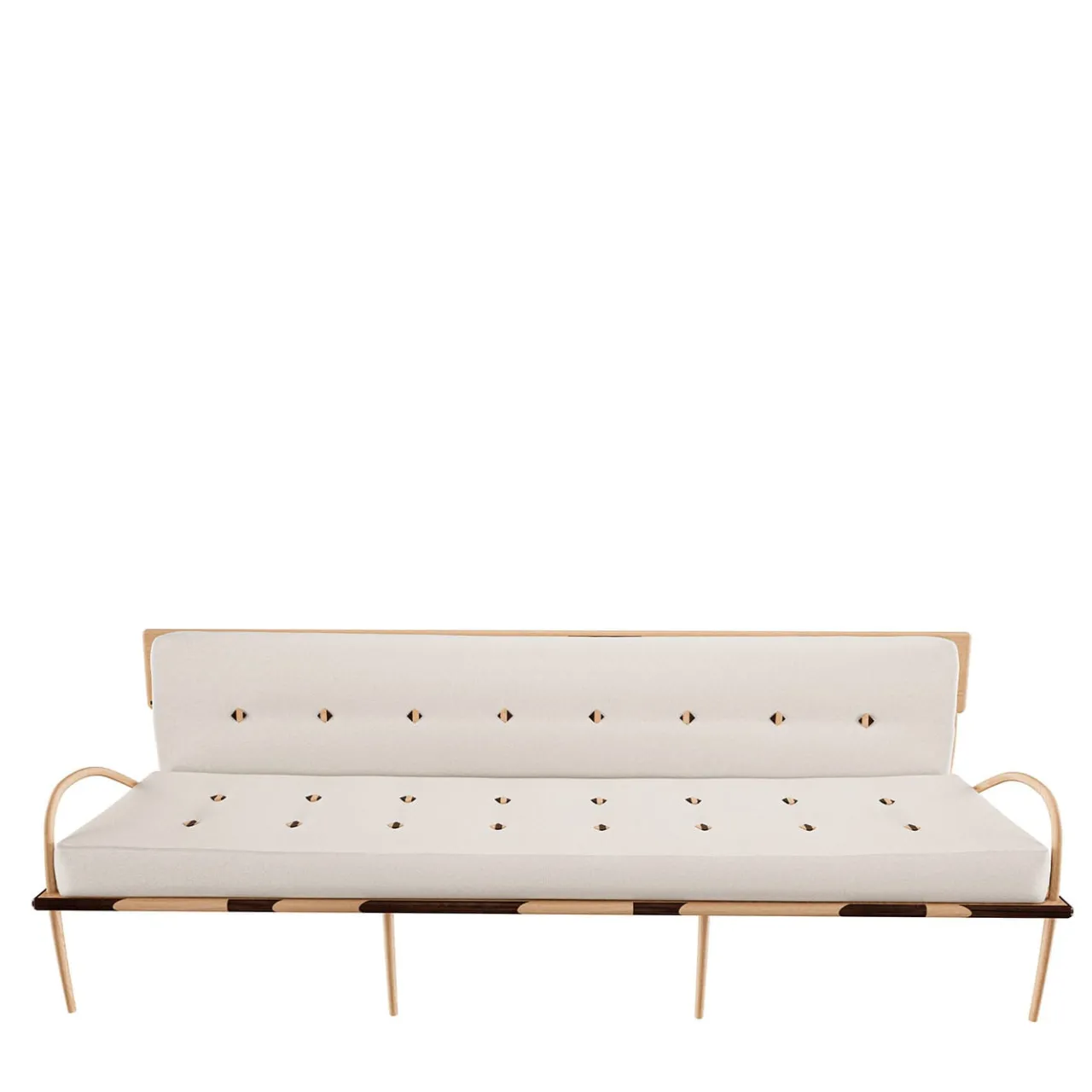 Hebanon Fratelli Basile - 1830 Sofas<Romanza White Sofa by Studio Marmo