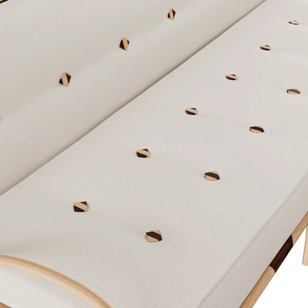 Hebanon Fratelli Basile - 1830 Sofas<Romanza White Sofa by Studio Marmo