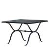 Officina Ciani Outdoor Dining Tables<Rombo-Mac Square Black Iron Outdoor Dining Table