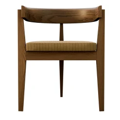 Morelato Chairs<Ronson Ash Wood Chair with Curved Back