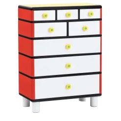Memphis Dressers<Rosa Chest of Drawers by George Sowden - Post Design