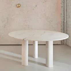 Salvatori Dining Tables<Rosa Portogallo Marble Lovemelovemenot Dining Table by Michael Anastassiades
