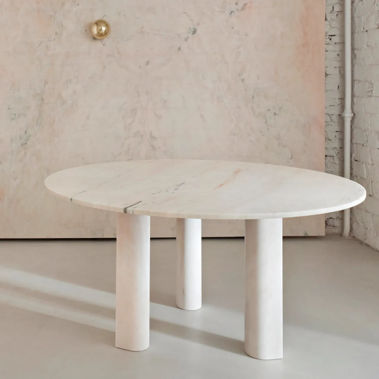Salvatori Dining Tables<Rosa Portogallo Marble Lovemelovemenot Dining Table by Michael Anastassiades