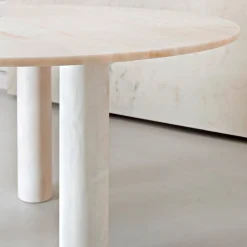 Salvatori Dining Tables<Rosa Portogallo Marble Lovemelovemenot Dining Table by Michael Anastassiades