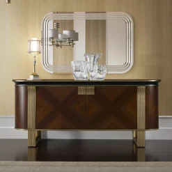 A.R. Arredamenti Sideboards Buffets<Rosewood 4-Door Sideboard