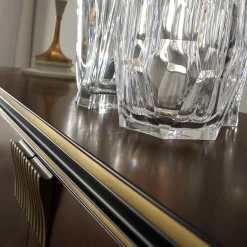 A.R. Arredamenti Sideboards Buffets<Rosewood 4-Door Sideboard