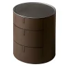 Alivar Nightstands<Round 3 Bedside Table by Giuseppe Bavuso